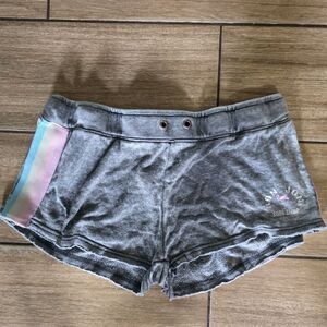 Ron Jon Surf Shop Shorts Womens XL Gray No Drawstring Beach Lounge